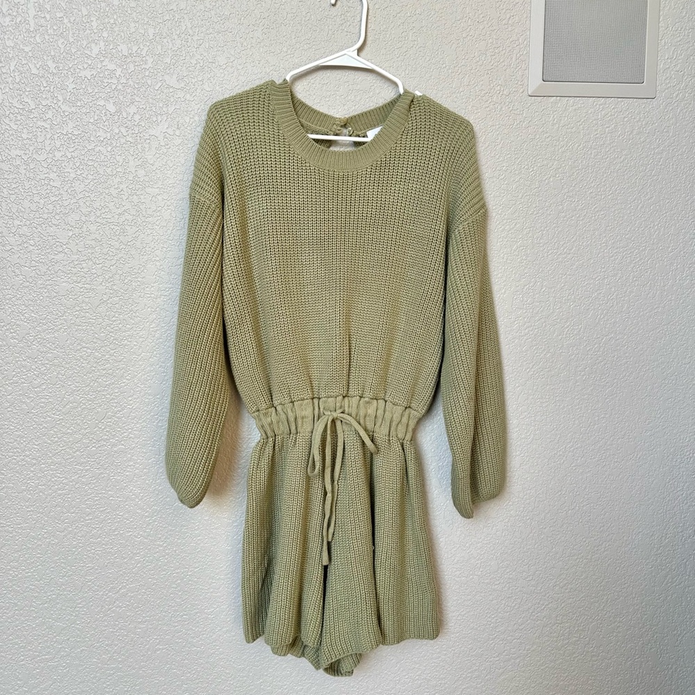 Petal and Pup Sloane Sweater Romper
